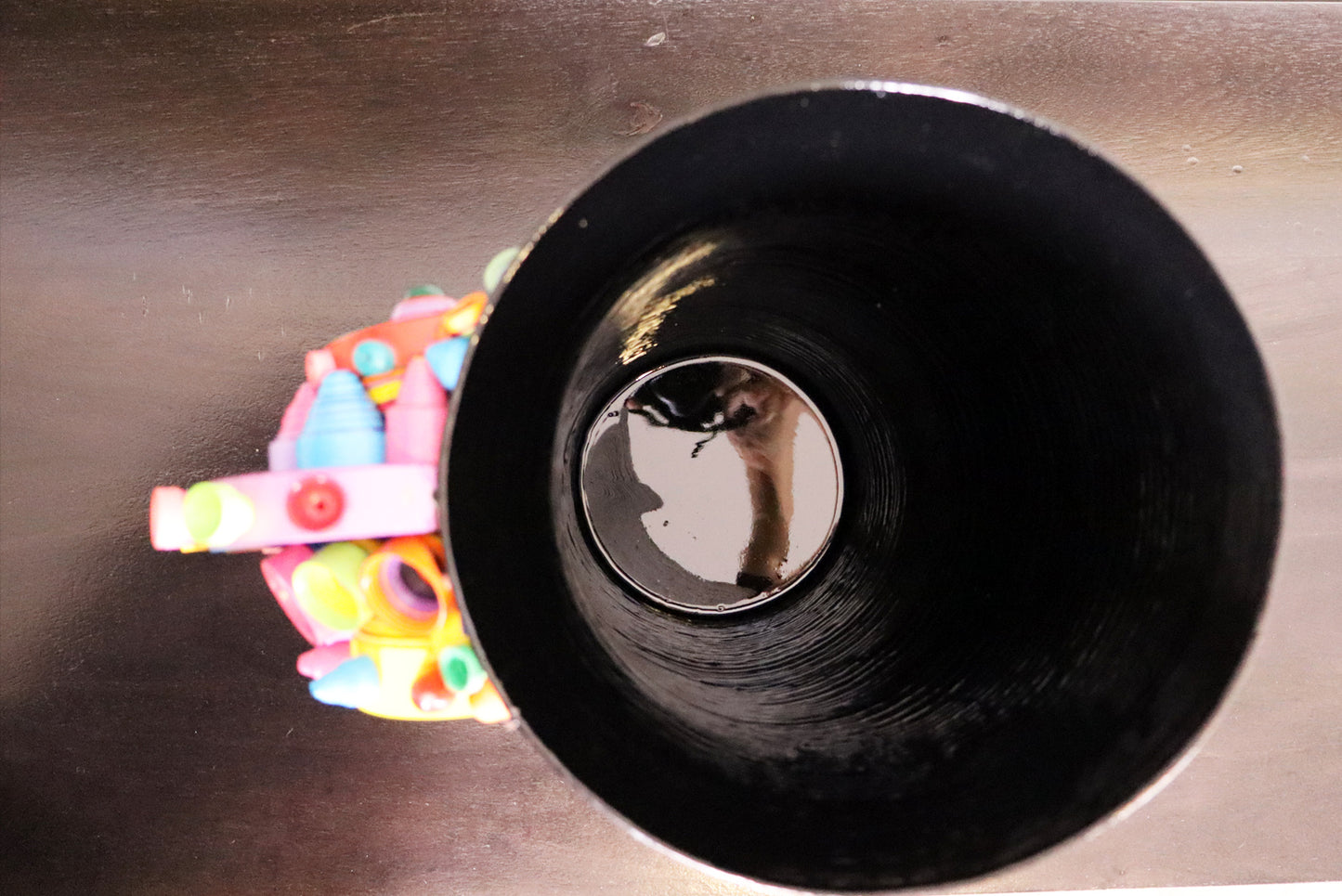 Artistic Black Paper Vase - Modern Home Décor Accent with Unique Style