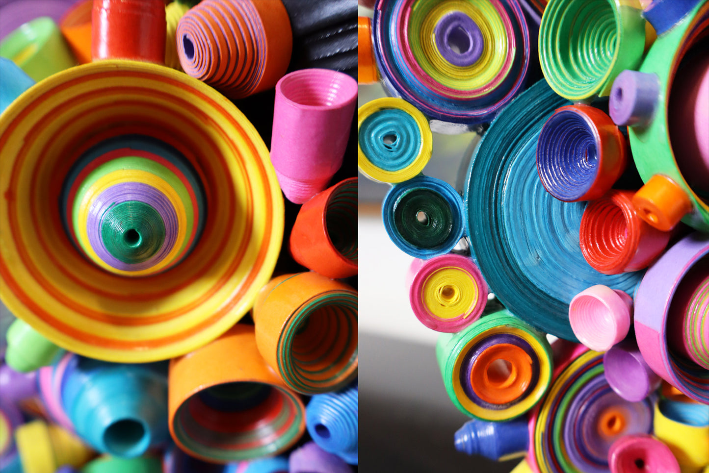 Artistic Black Paper Vase - Modern Home Décor Accent with Unique Style