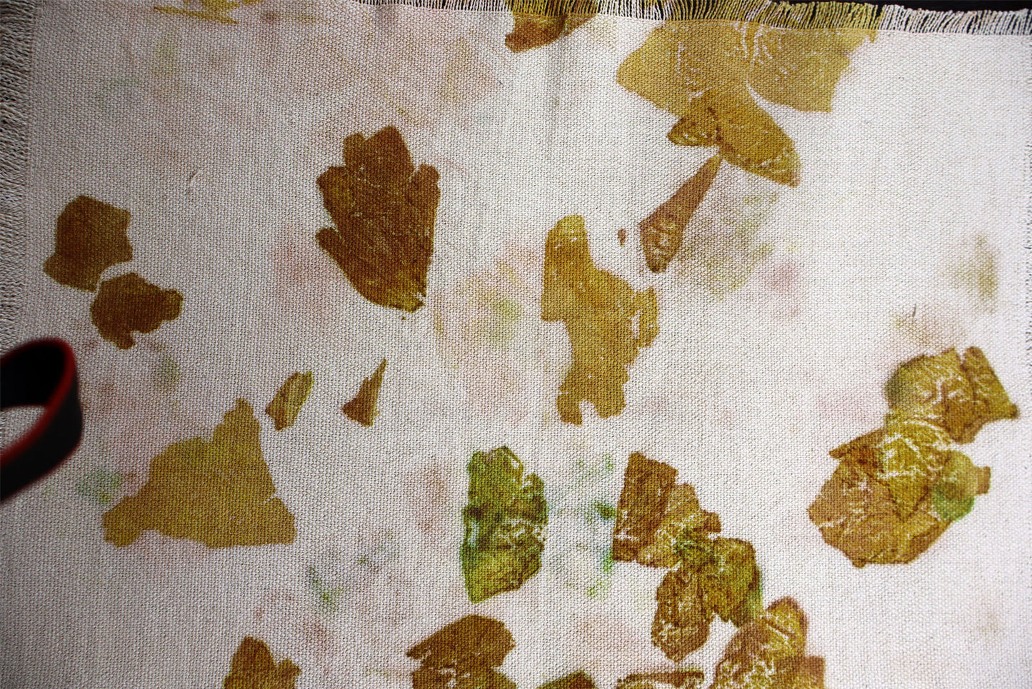Natural Cotton Placemats Handmade dyed, Handmade Placemats.