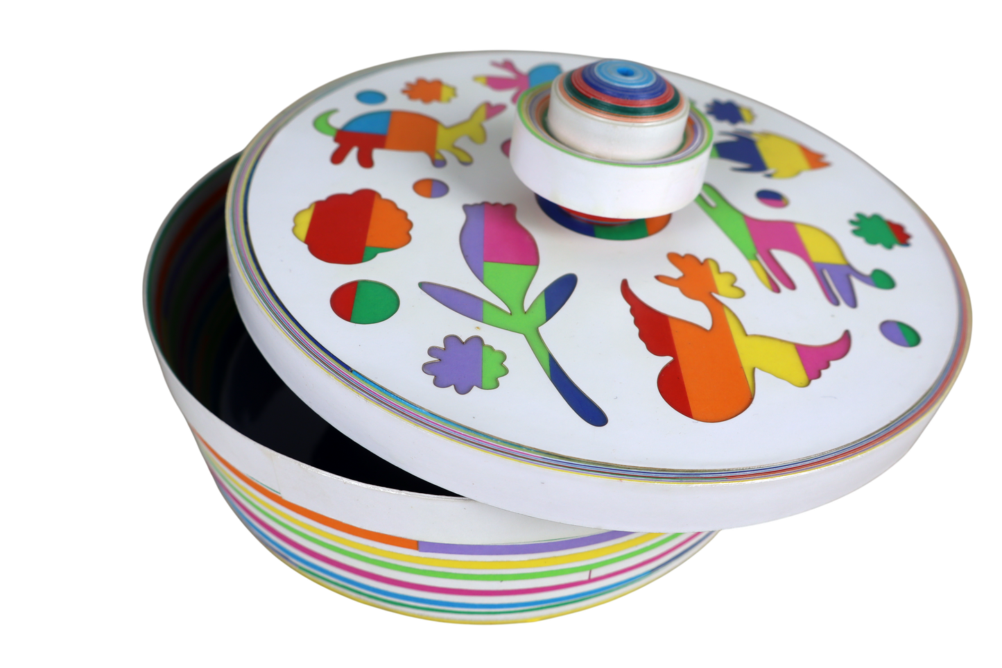 Tortillla Warmer, Contemporary design, Handmade Paper, Tortilla Holder. Contemporary Mexican Arts