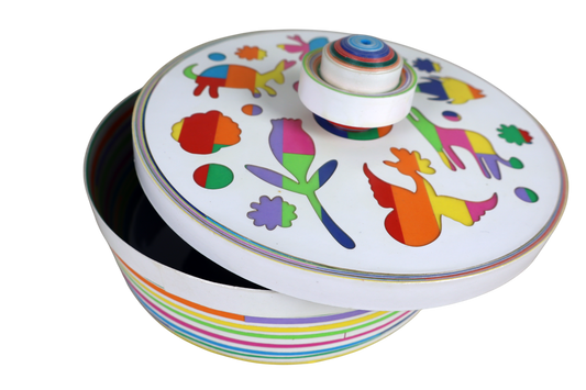 Tortillla Warmer, Contemporary design, Handmade Paper, Tortilla Holder. Contemporary Mexican Arts