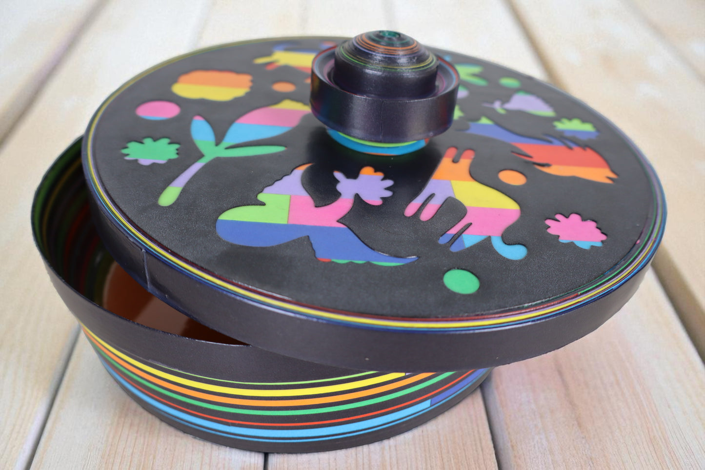 Tortillla Black Warmer, Contemporary design, Handmade Paper, Tortilla Holder. Contemporary Mexican Arts (Copy)