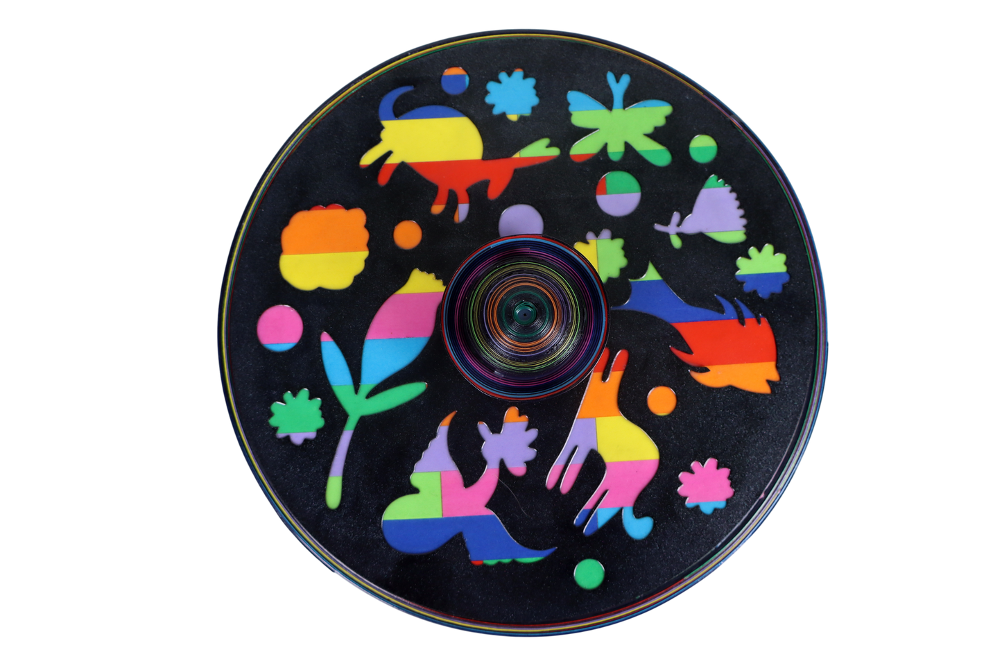 Tortillla Black Warmer, Contemporary design, Handmade Paper, Tortilla Holder. Contemporary Mexican Arts (Copy)