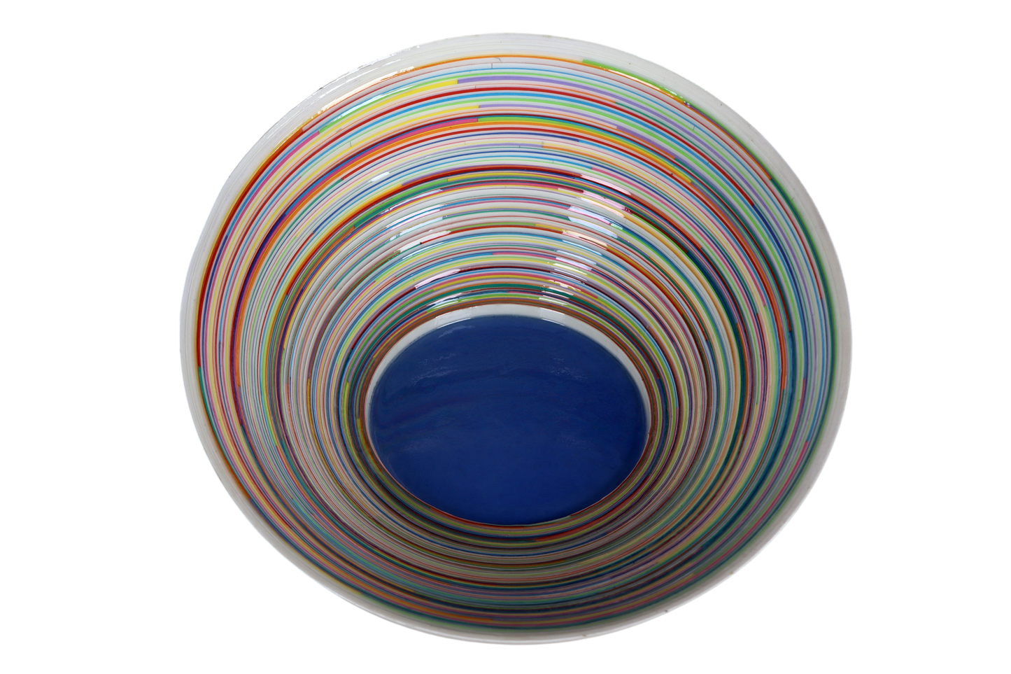 Contemporary fruit bowl design, Handmade Paper. Contemporary Mexican Arts White and colors