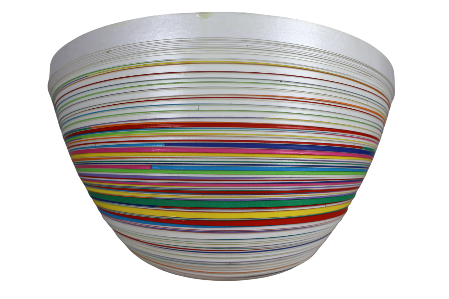 Contemporary fruit bowl design, Handmade Paper. Contemporary Mexican Arts White and colors