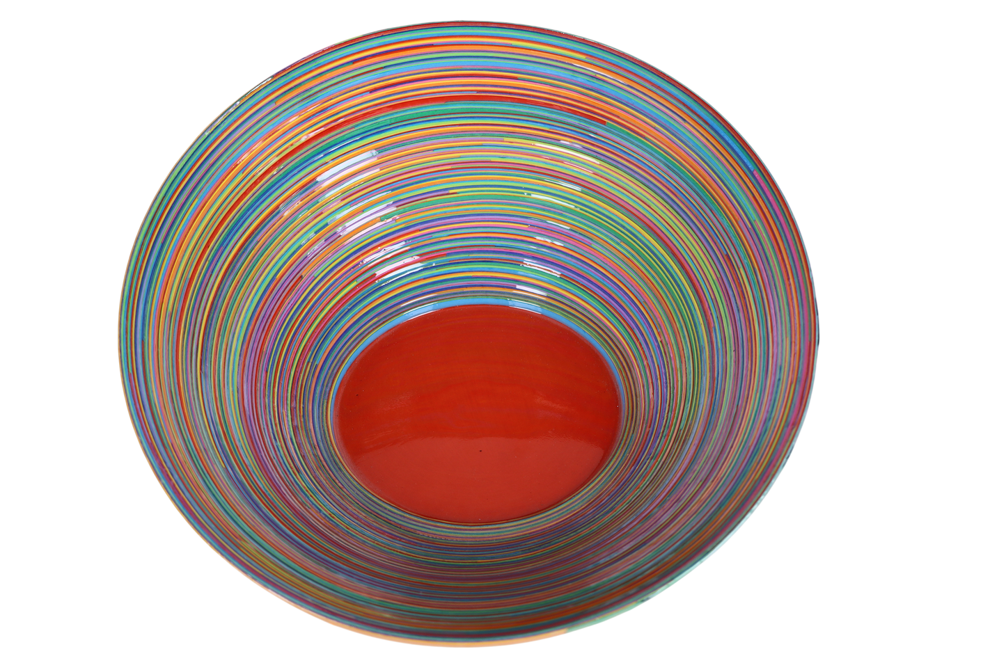 Contemporary fruit bowl design, Handmade Paper. Contemporary Mexican Arts Multicolor