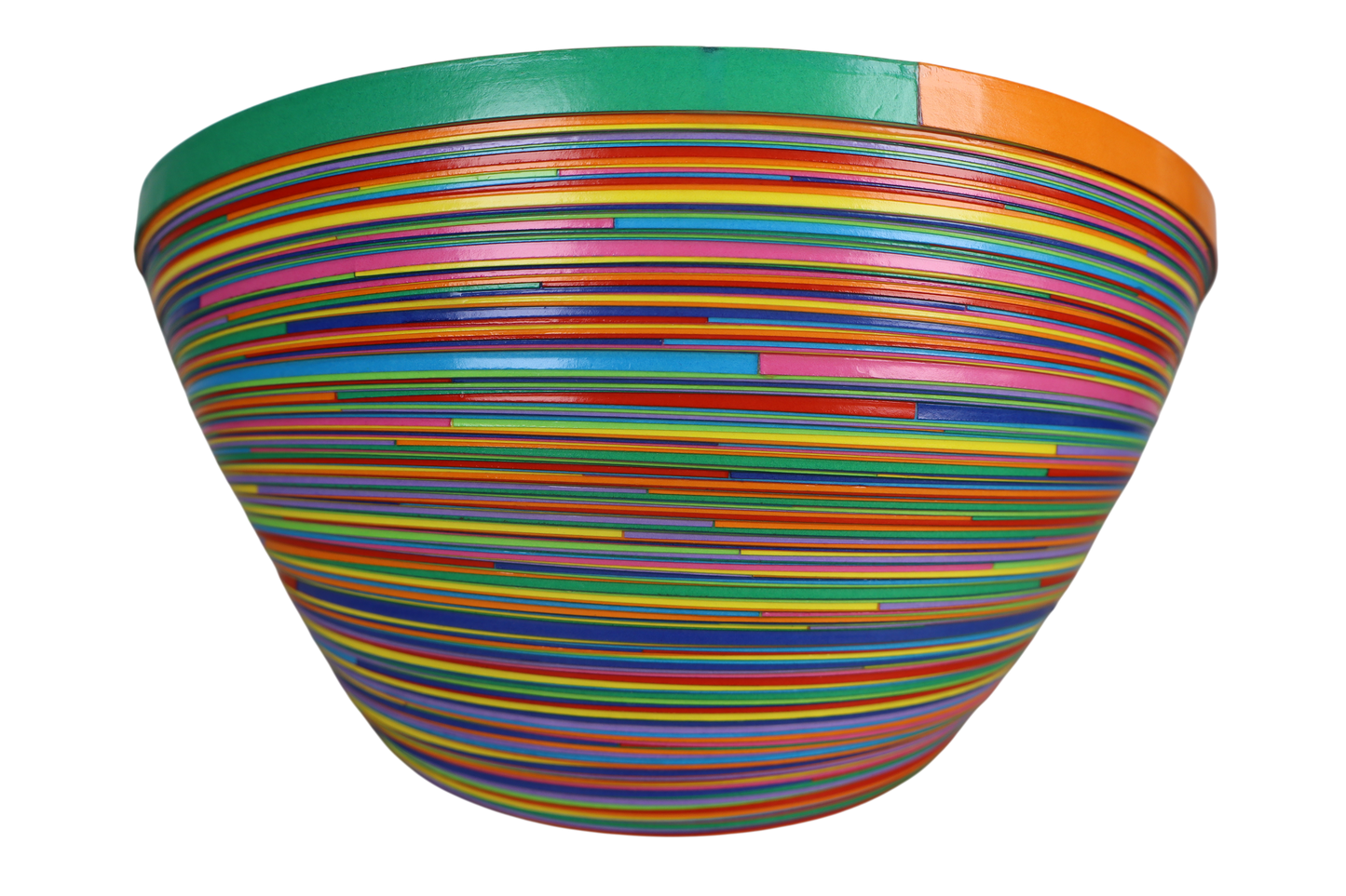 Contemporary fruit bowl design, Handmade Paper. Contemporary Mexican Arts Multicolor