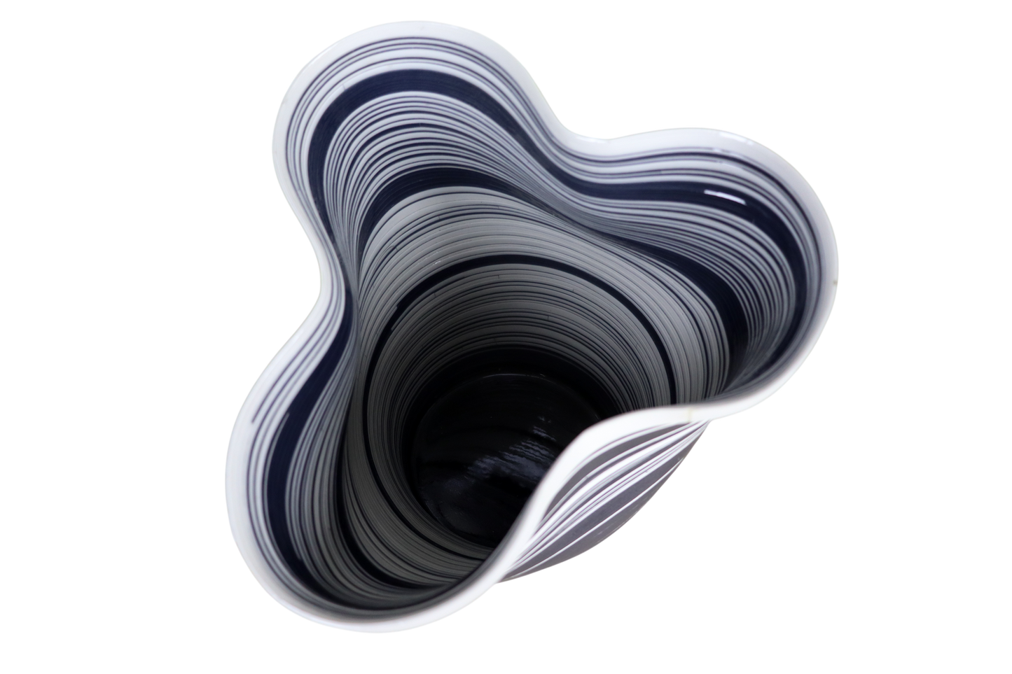 Contemporary Potted Plant Holder design, Handmade Paper. Contemporary Mexican Arts White and Black