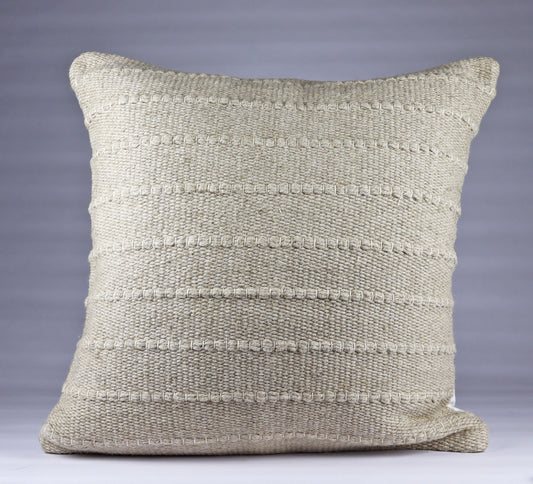 Pillow Natural organic Yute color.