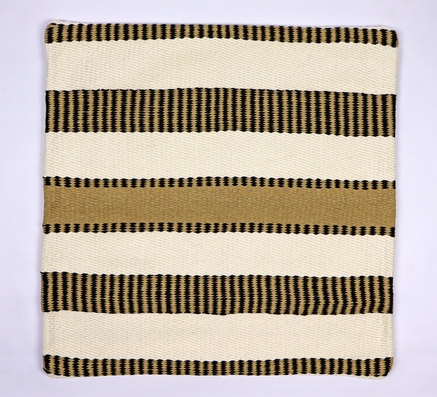 Pillow Natural Organic Colors of Black and Corn Gold.